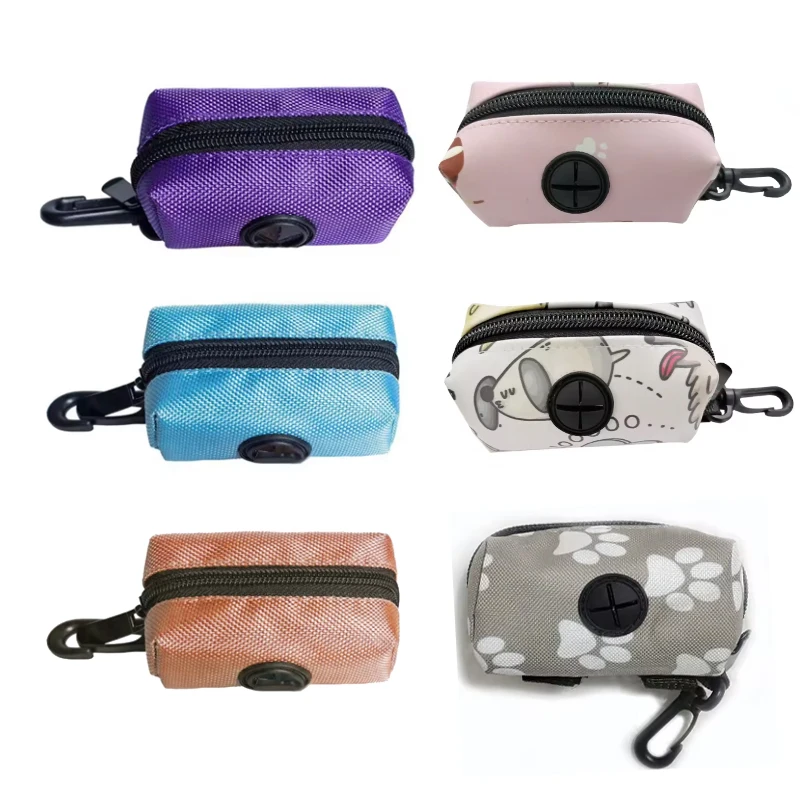 Dogs Waste Poop Bags Pet Dog Pooper Scooper Bag Holder Leash Mini Travel Garbage Bag Dispenser Pet 1005009123981825