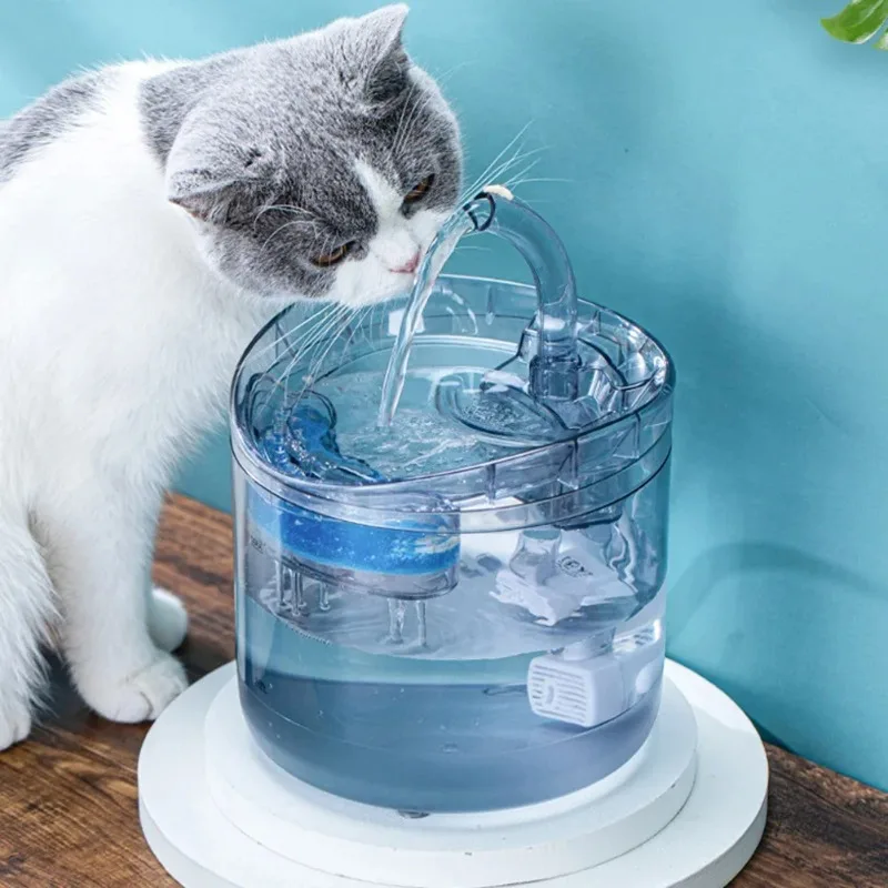 Auto Smart Cat Water Fountain Quiet Tilted Design Energy Efficient Pet Drinker for Fresh Water 1005009128039202