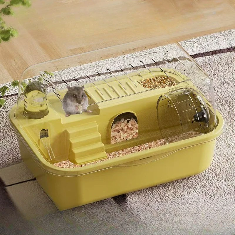 Hamster Cage Chewproof Large Hamster Accessories Cages and Habitats Openable Top with Acrylic 1005009129596107