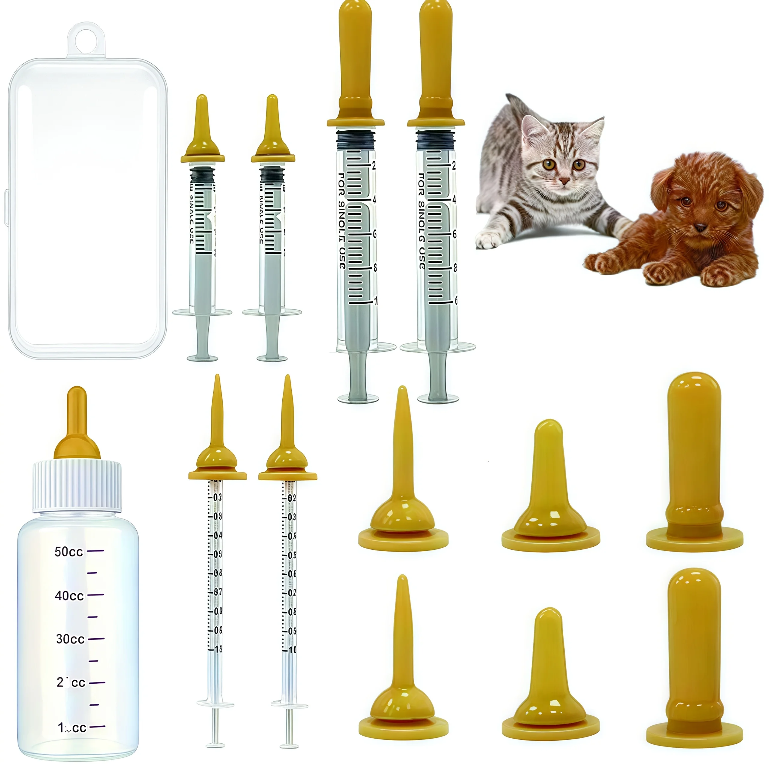 Pet feeding nipple: kitten nipple, puppy nipple, formula milk bottle distributor 1005009130736679