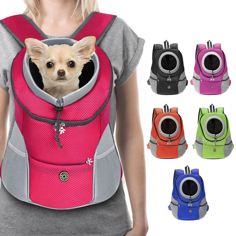 Pet Dog Carrier Bag Carrier For Dogs Backpack Out Double Shoulder Portable Travel Backpack Outdoor 1005009131166286