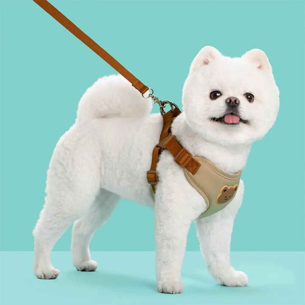 Creative Cute Pet Harness Leash Anti-Escape Adjustable Dog Collar Harness No Pull Cat Chest Strap 1005009149953811