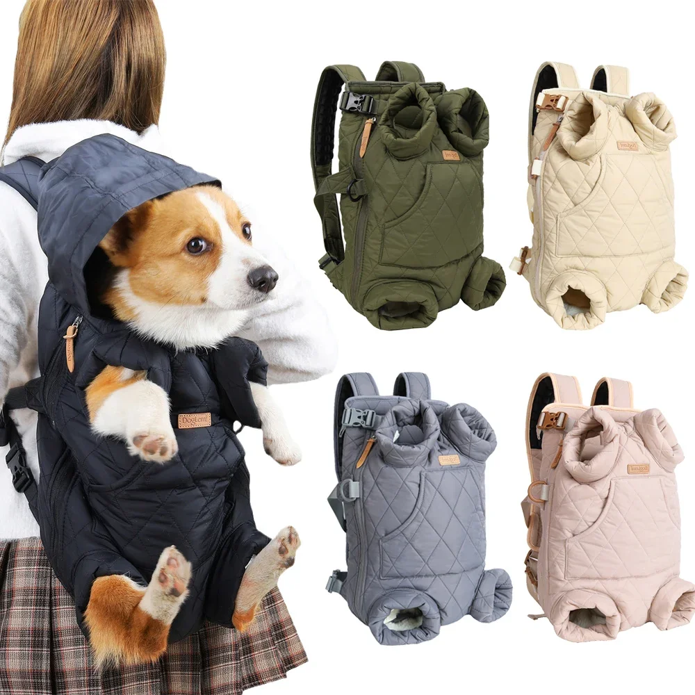 Fashion Puppy Dog Plate Carrier Backpack Winter Warm Pet Shoulder Bag Pocket Travel Cat Accessories 1005009152605575