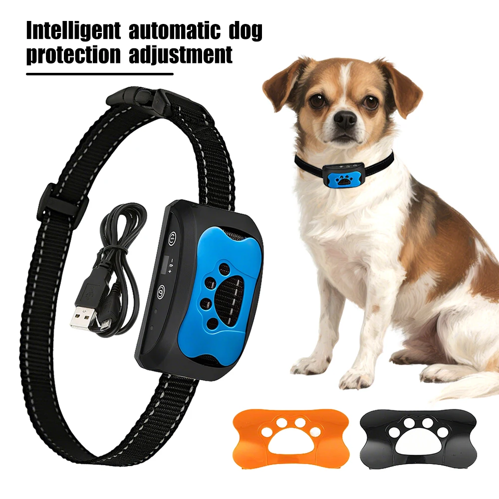 Intelligent Electric Ultrasonic Stop Barking Vibration Anti Bark Collar Stop Bark Training Collar 1005009161467892