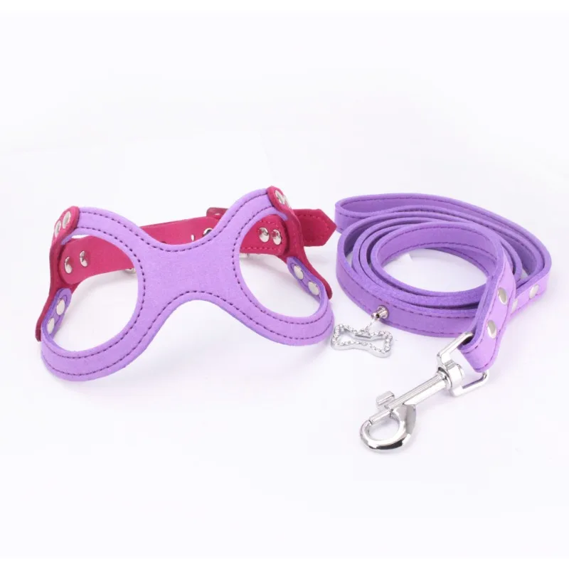Spectacled Cat Harness Breathable Cat Dog Harness and Leash Set Adjustable Puppy Dogs Vest Dog 1005009164009964