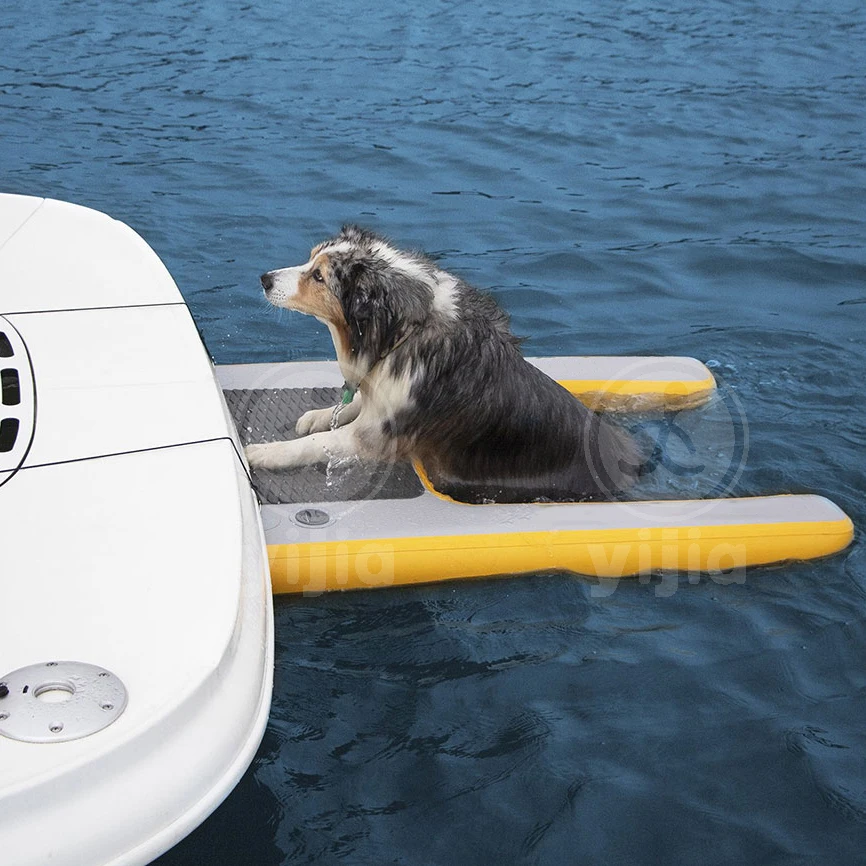 Float Portable Pet Dock Inflatable Dog Pool Foldable Non-Slip Dog Dock 1005009183344392