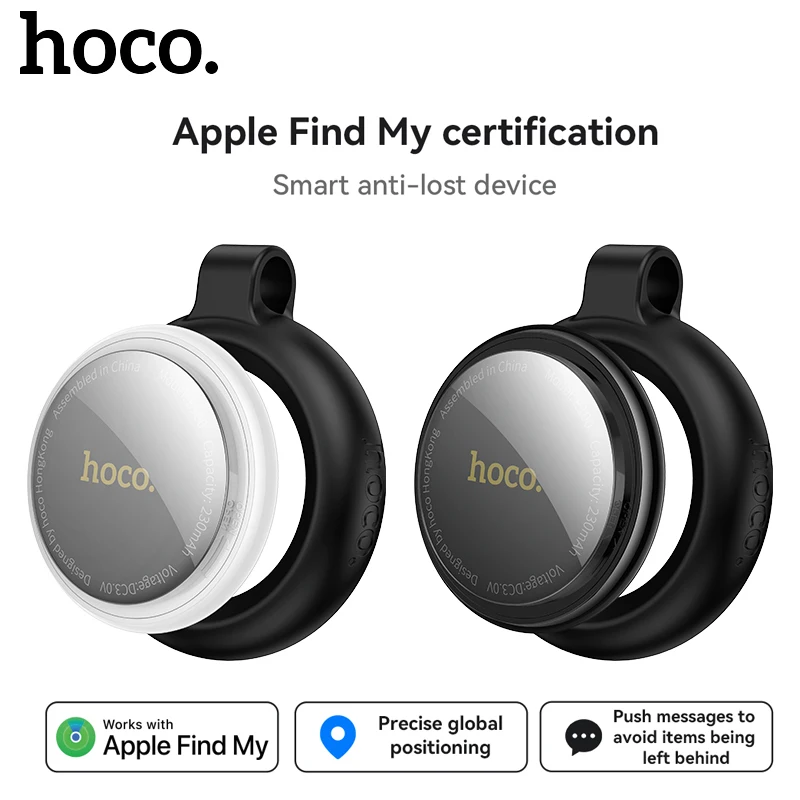 E100 Smart GPS Tracker Mini Tag Anti-Lost Device with Case for iOS Apple Find My App Car Key Pet 1005009184474941