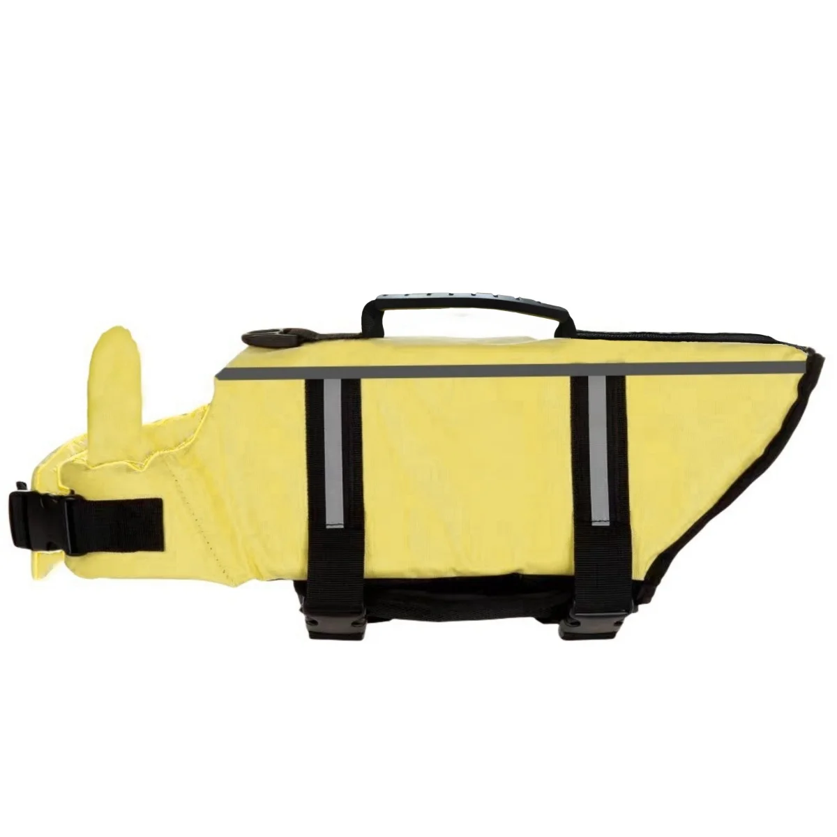 1 Piece Outdoor Dog Yellow Life Jacket, High Buoyancy Swim Vest with Rescue Handle 1005009203812279