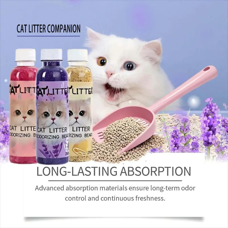 Natural Deodorizing Beads for Cat Litter Box 5 Fresh Scents Odor Control Absorbent Pearls Pet 1005009204851434