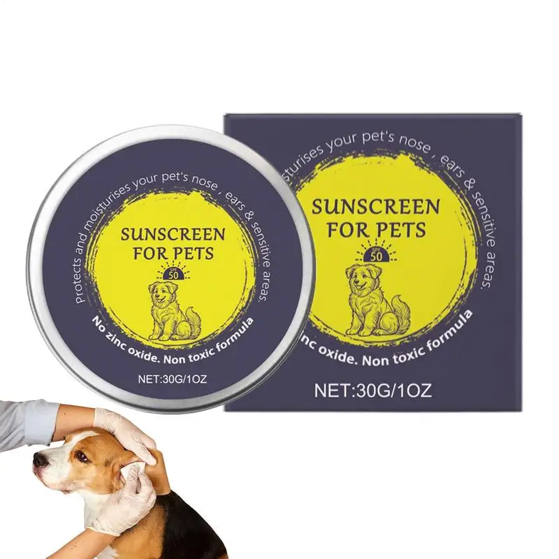 Dog Sunscreen Nose Sun Protection Balm for Pets Soothing Cream Kitten Puppy Skin Care For (30g) 1005009210312716