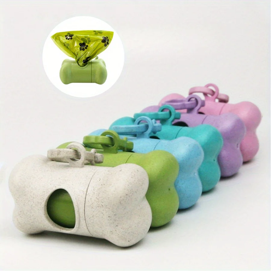 Pet Poop Bags Dispenser Walk-Dog Garbage Bag Box Pet Waste Disposal Holder Dispensers Poop Bags Set 1005009210982542