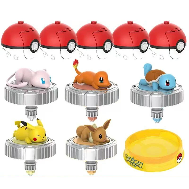 Pokemon PokéBall Launcher Pikachu Model Johnny Turtle Little Fire Dragon Super Dream Cartoon Doll 1005009218641212