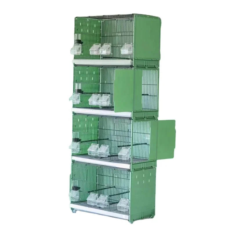 Factory Luxury Metal Birds Cage Multilayer Portable Bird Breeding Cage Stackable Bird Cage 1005009231598748