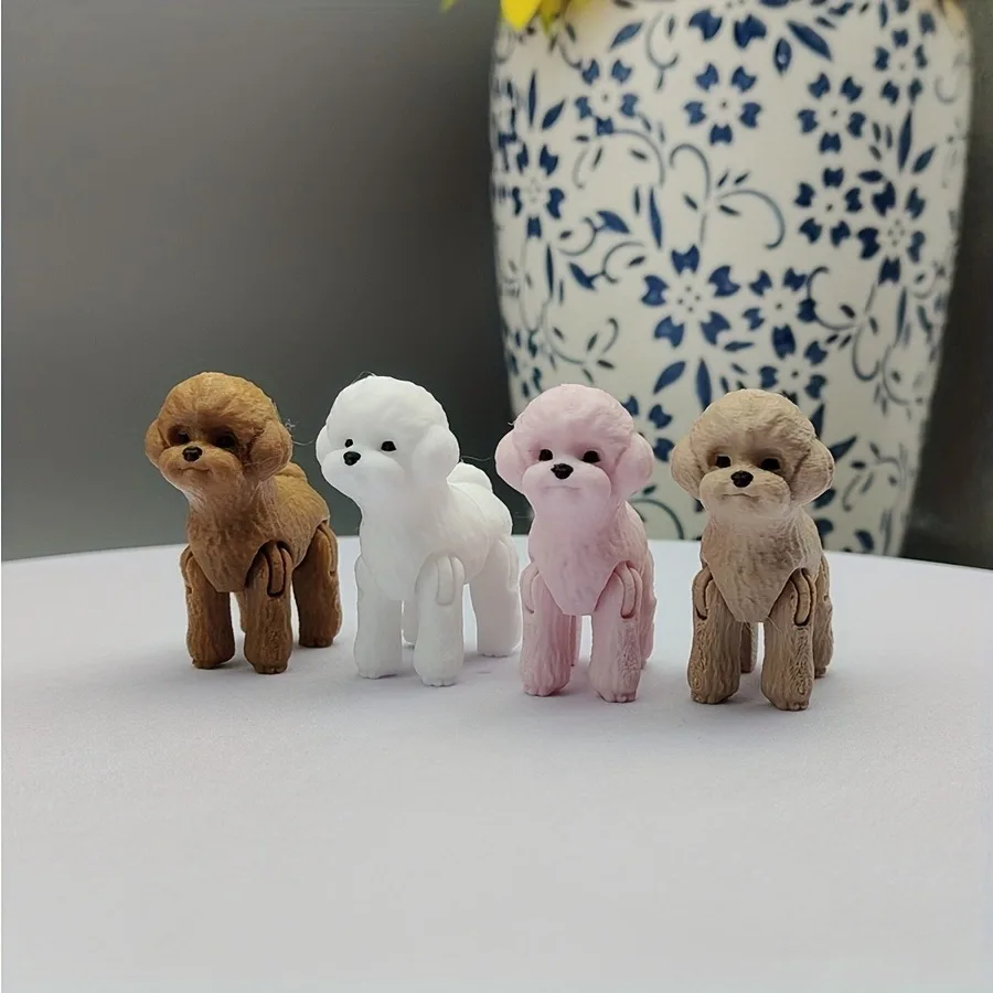 3D Printed Poodle Statue, Plastic Dog Decoration for Events, Holiday Home Kitchen Decoration 1005009236460241
