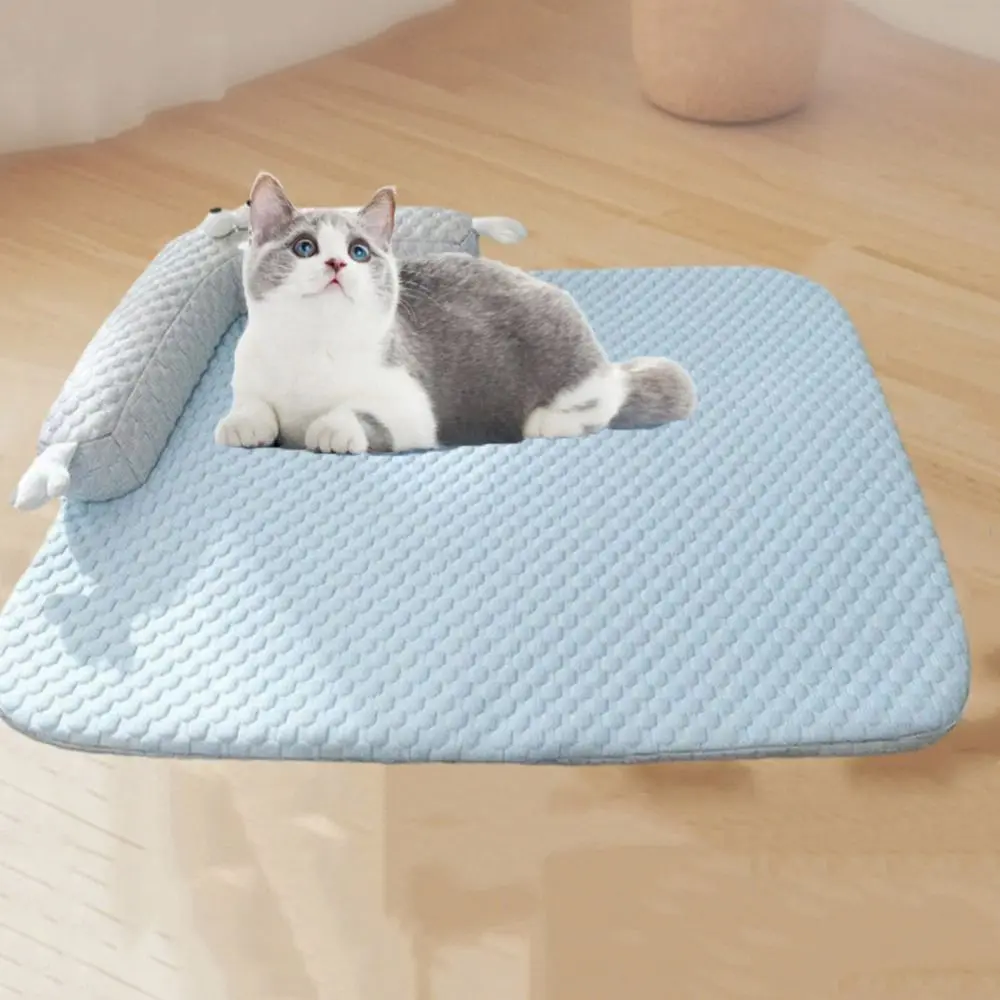 Breathable Cooling Pet Sleep Mats Anti-Slip Soft Smooth Dog Cool Mat Comfortable Removable Summer 1005009239278324