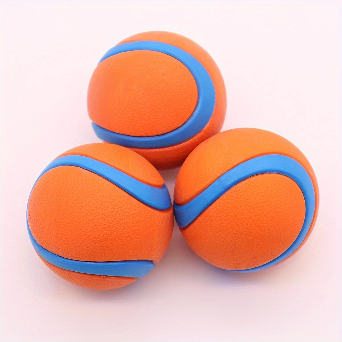 Durable Silicone Dog Chew Ball, Interactive Pet Toy for Medium Breeds, Teeth Cleaning & Playtime Fun 1005009239844270