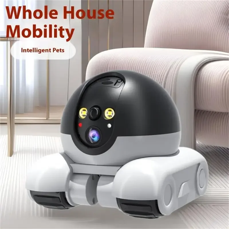 360 Degree Rotating Pet Camera with Two Way Talk Function and Night Detection Robot Cameras for 1005009241598828