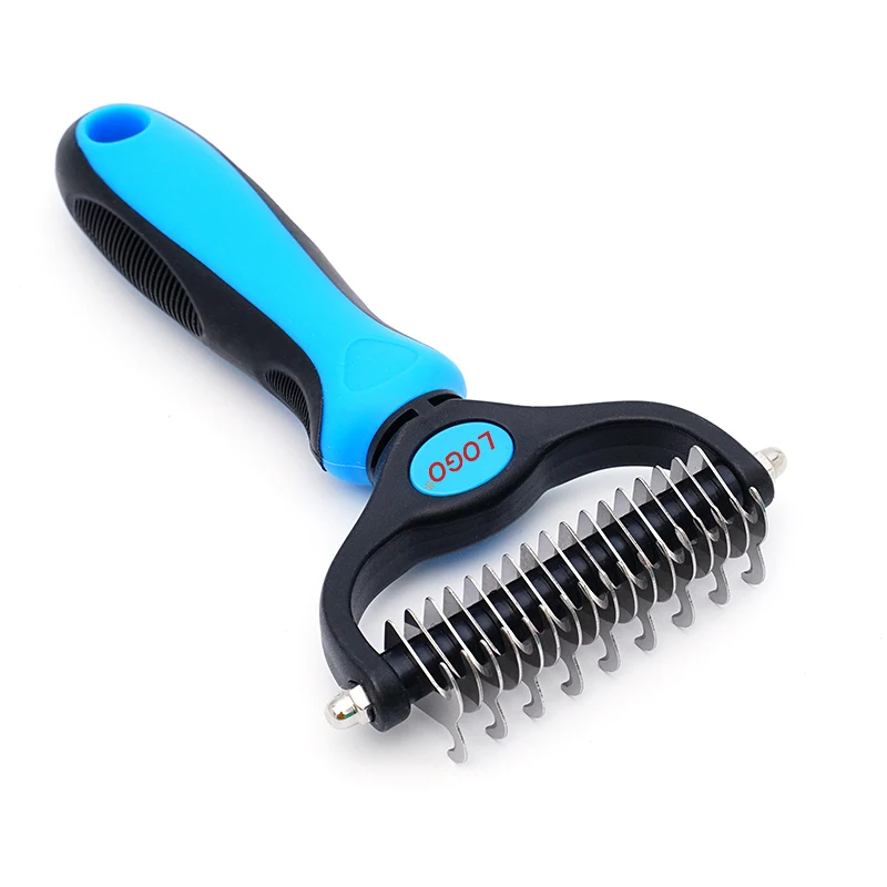 Pet Knot Remover Comb for Dogs & Cats, Dematting Tool with Stainless Steel Blades 1005009242263855