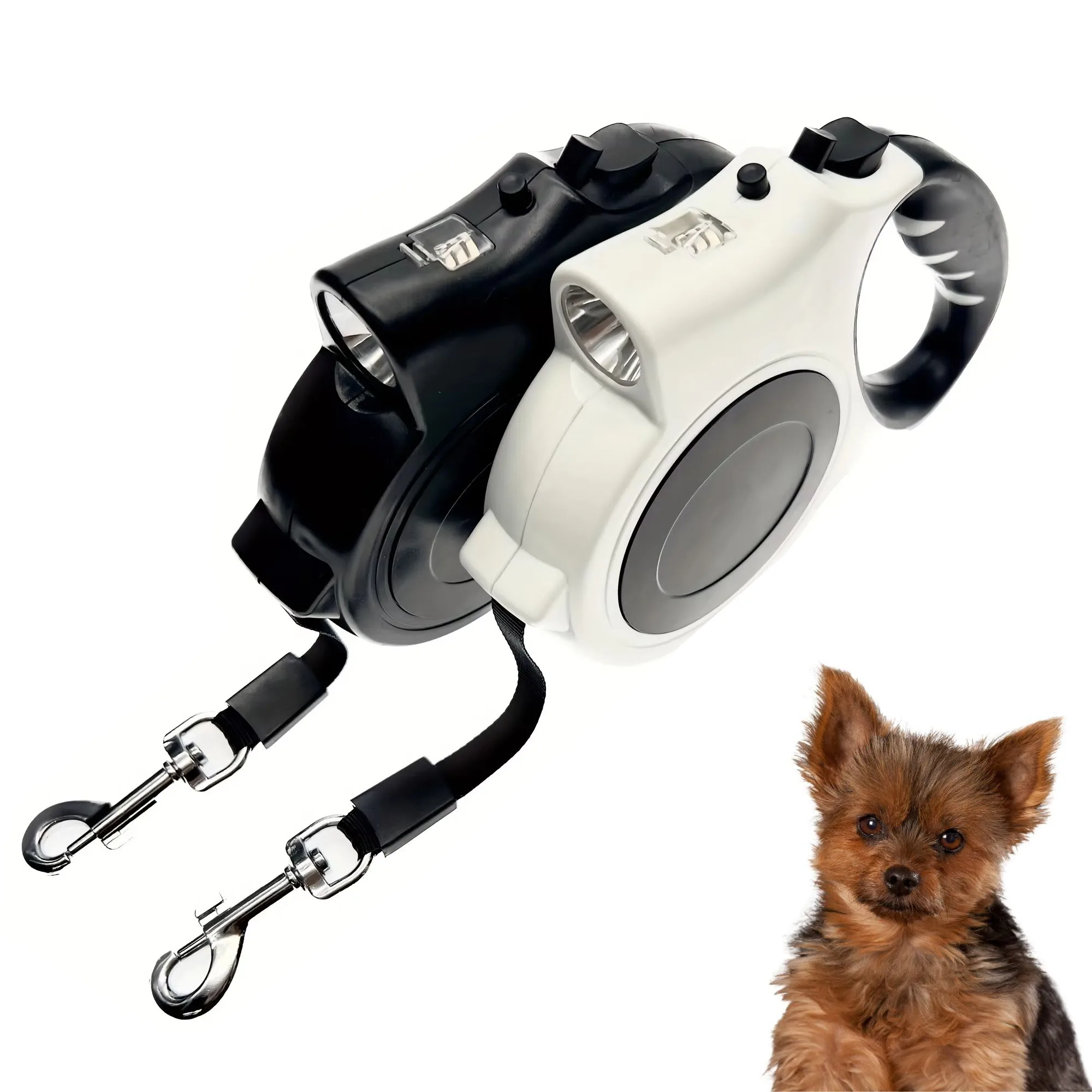1pc Illuminated Retractable Dog Leash -16ft, Adjustable, ldeal For Medium And Large Dogs 1005009243785124