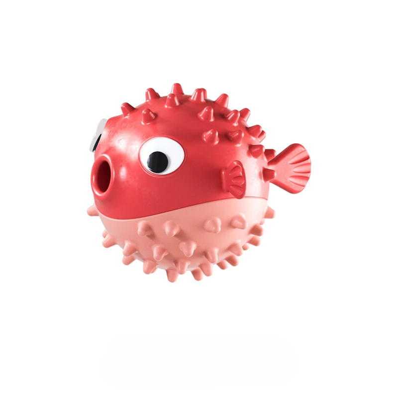 Bouncing Fish Dog Toy Leak Ball, Used to Relieve Boredom, Grinding Teeth, Biting Resistance 1005009254291838