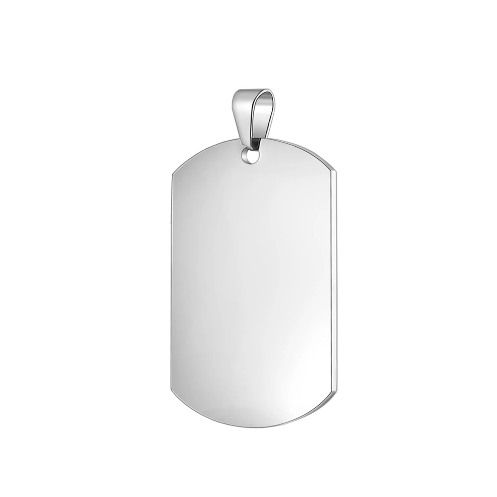 Blank Stainless Steel Military Dog Tags for Stamping Engraving (50pcs) 1005009256755874