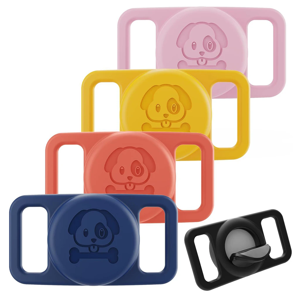 For Apple Airtag Pet Collar Holder Dog Cat Waterproof Silicone Hidden Loop GPS Finder Anti-Lost 1005009266234628