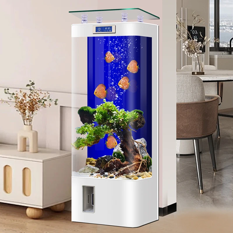 Fish Tanks Accessories New Style Aquarium Bowl Modern Equipment Accent Decoration Floor Furniture 1005009284479816