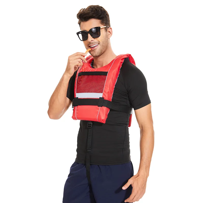 Adults Outdoor Water Sports Swim Life Jacket Adjustable Buoyancy Survival Suit Polyester Children 1005009287184069