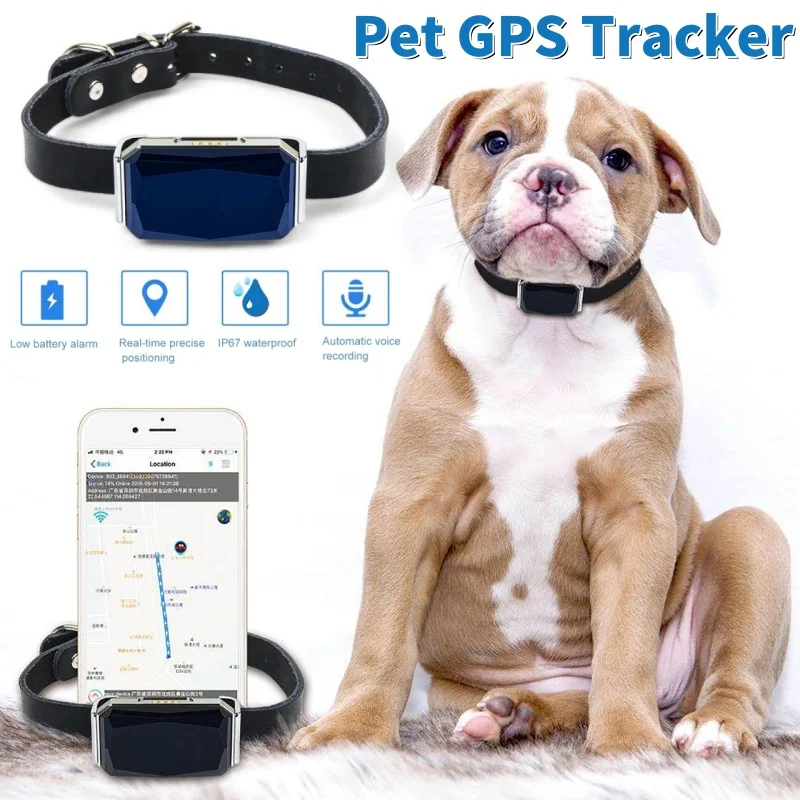 Waterproof Pet Collar Wifi Mini Light GPS Tracker for Pets Dogs Kids Personal Locator 1005009297581935