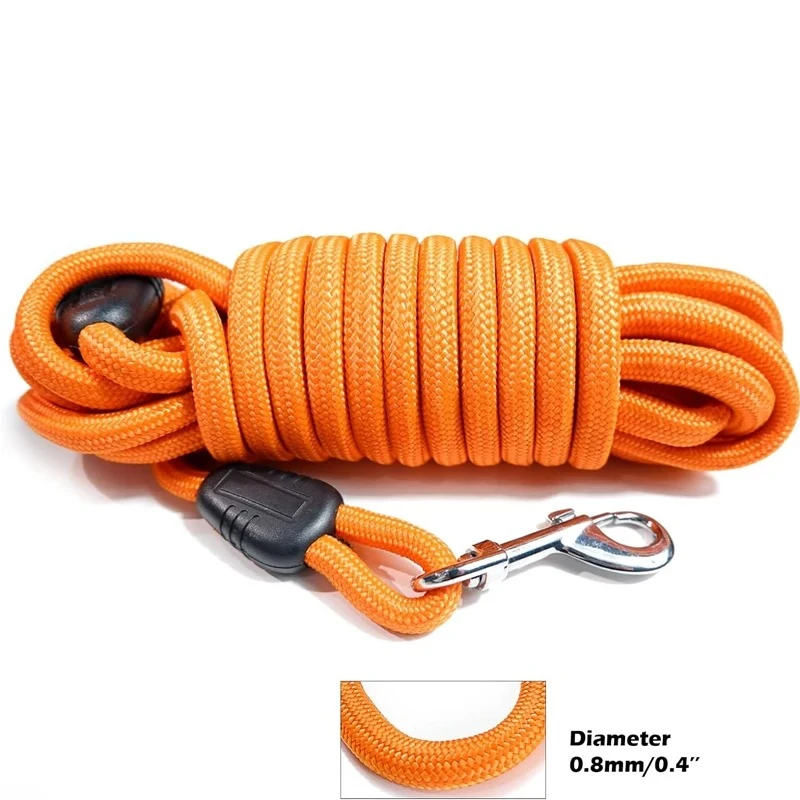 5M/10M/15M Long Rope Training Dog Leash- Heavy Duty Nylon Recall Agility Training Dogs Lead Leash 1005009299154973
