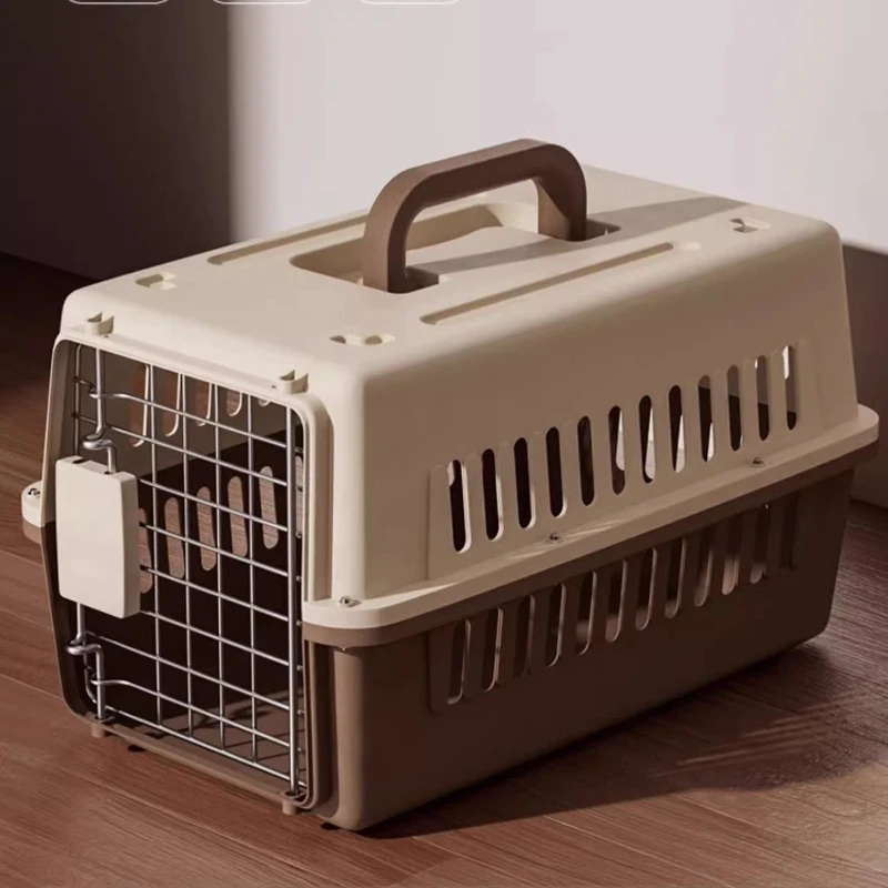 Outdoor Pet Cat Bath Carrying Supplies Large Capacity Aviation Box Car Mounted Cat Cage Portable 1005009301653726