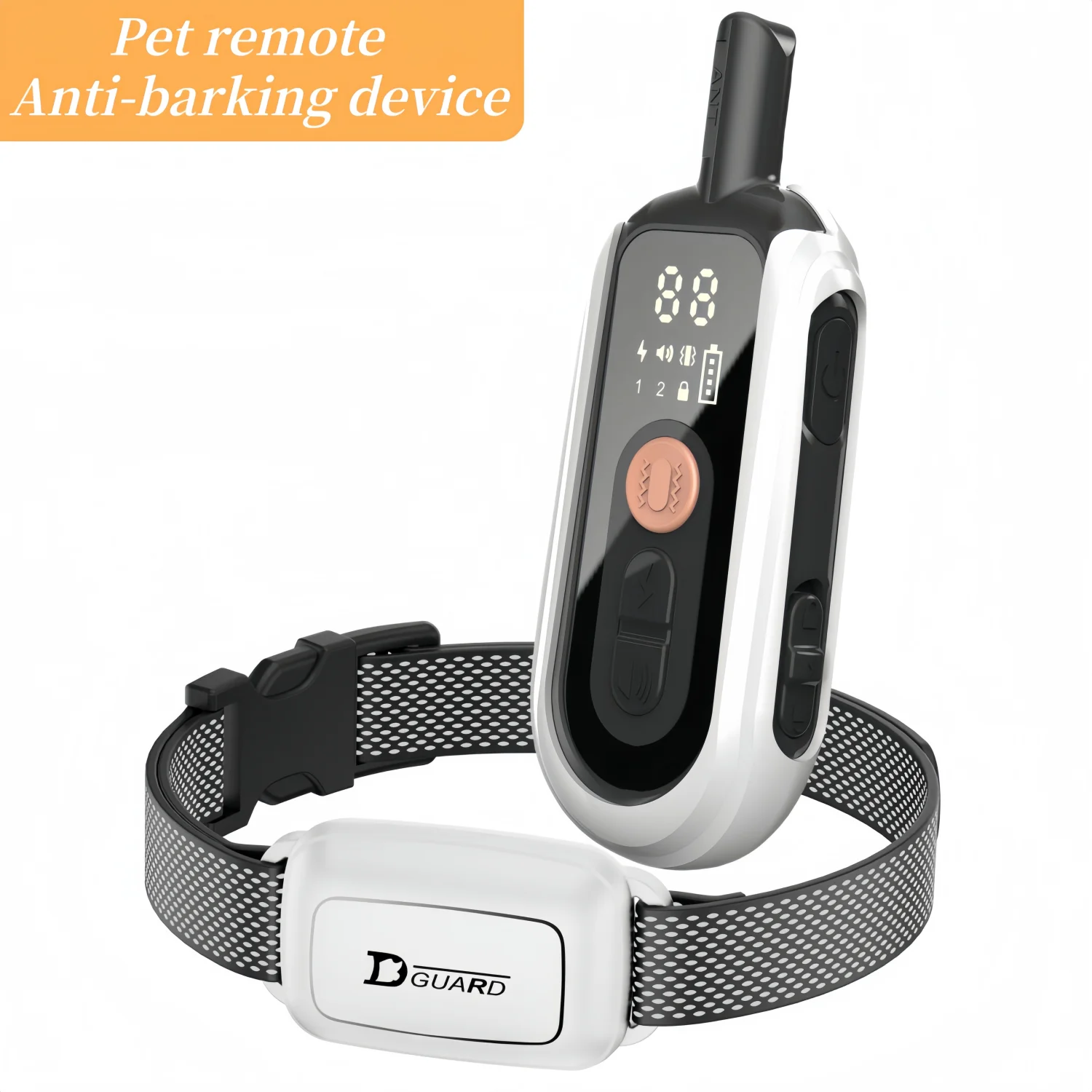 Electric Dog Training Collar Waterproof Dog Bark Collar Pet With Remote Control Rechargeable Anti 1005009303535703