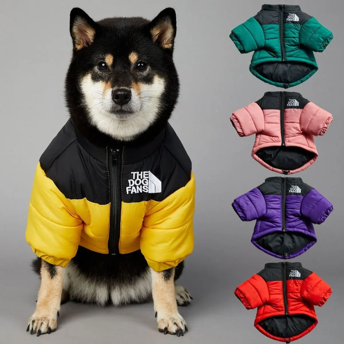 Puppy Coat Dog Down Jacket the Fans Winter Pet Clothes for Small Medium Dogs Warm Thick Vest French 1005009308009408