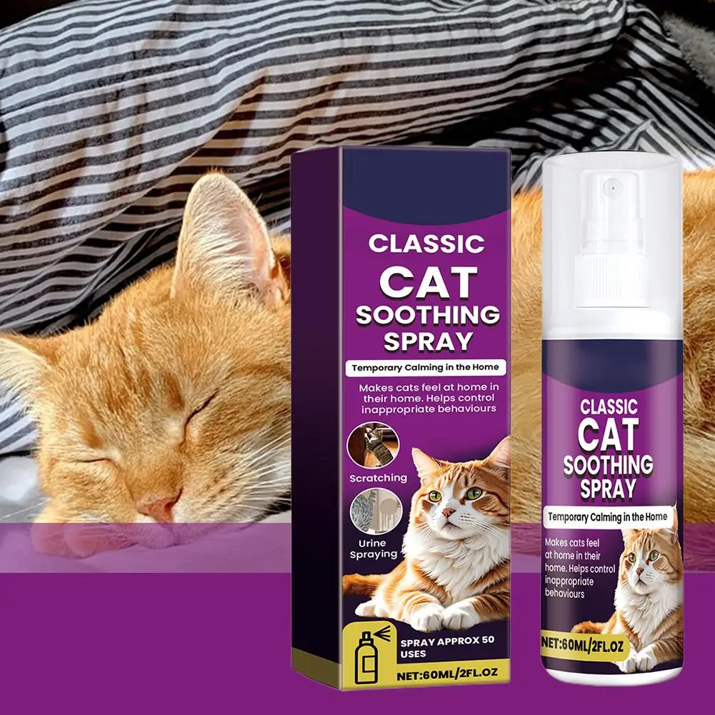 Cat Calming Spray Mood Soothing Emotions Howling Prevention Stop Dog Scratching Reduce Anxiety Pet 1005009314516727