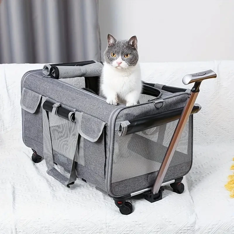 Large Foldable Portable Pet Travel Carrier Bag for Dogs Cats Extra Size Detachable Trolley Case 1005009318394456