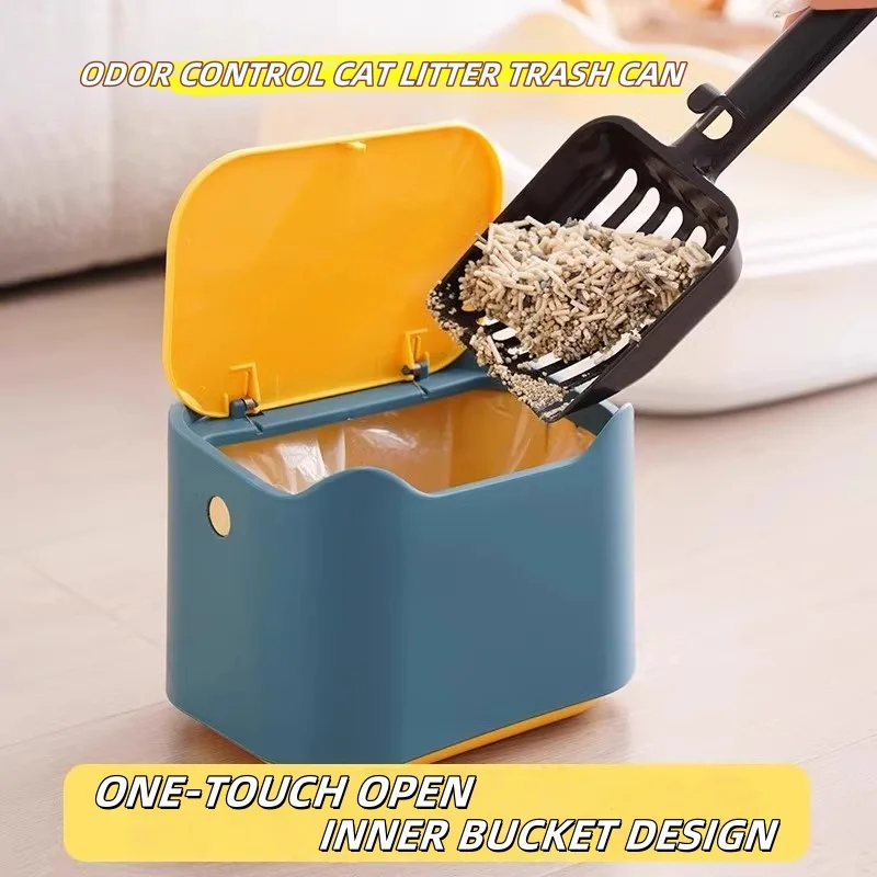 Cat Litter Box Portable Bedpan Removable Full-Closed Kitty Litter Pan Potty Toilet for Rabbit 1005009325533267