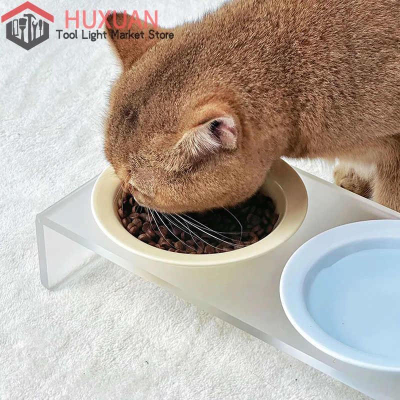 Ceramic Pet Cat Bowl Drinking Water Feeding Ceramics Food Dog Utensils Supplies Accessories 1005009332254537