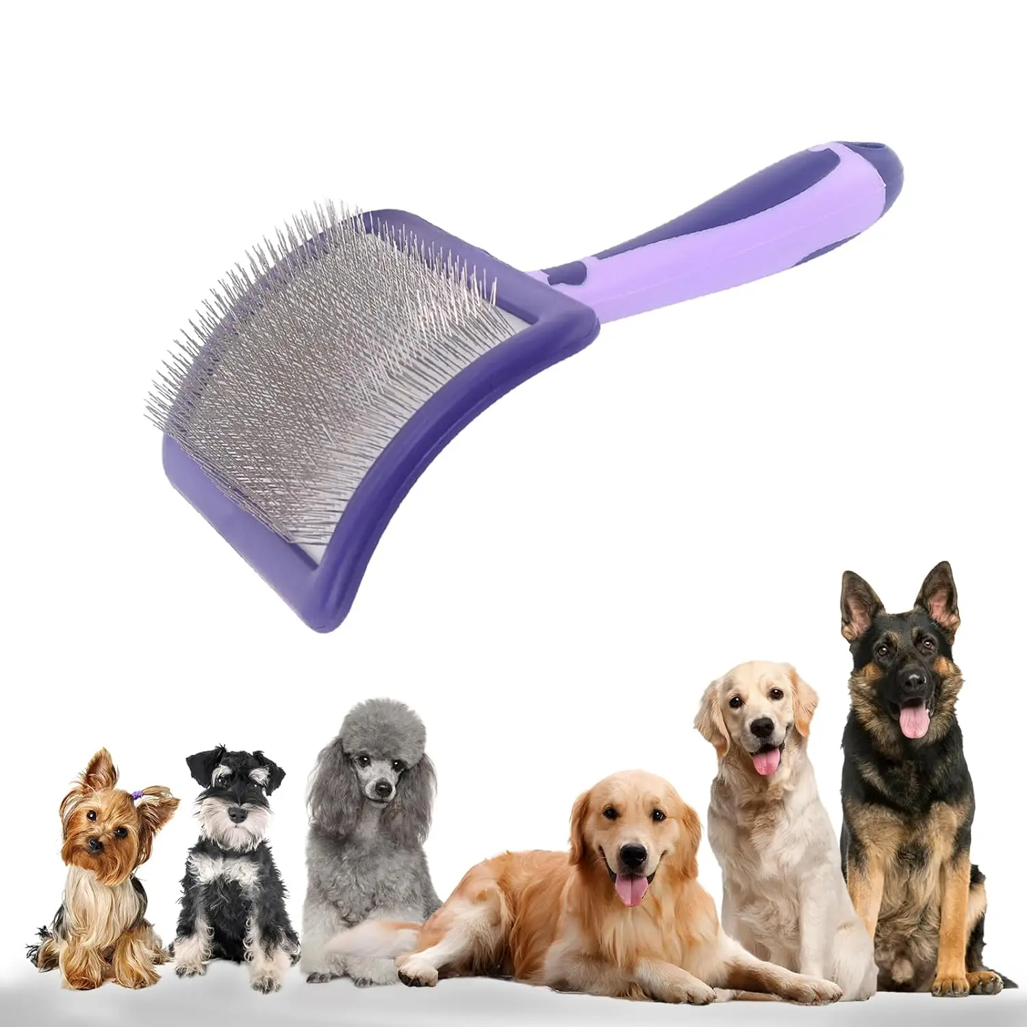 Dog Brush for Poodles Grooming Dematting Detangle Poodles German Shepherd Hair Pitbulls 1005009333821430