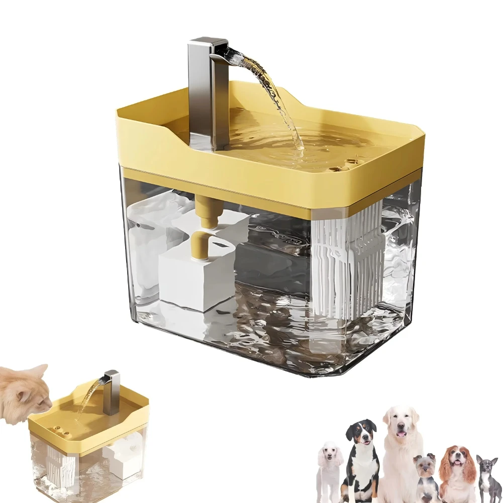 USB Automatic Water Drinking Fountain Dispenser Live Circulation Cat Bowl Removable with Pump 1005009333910880