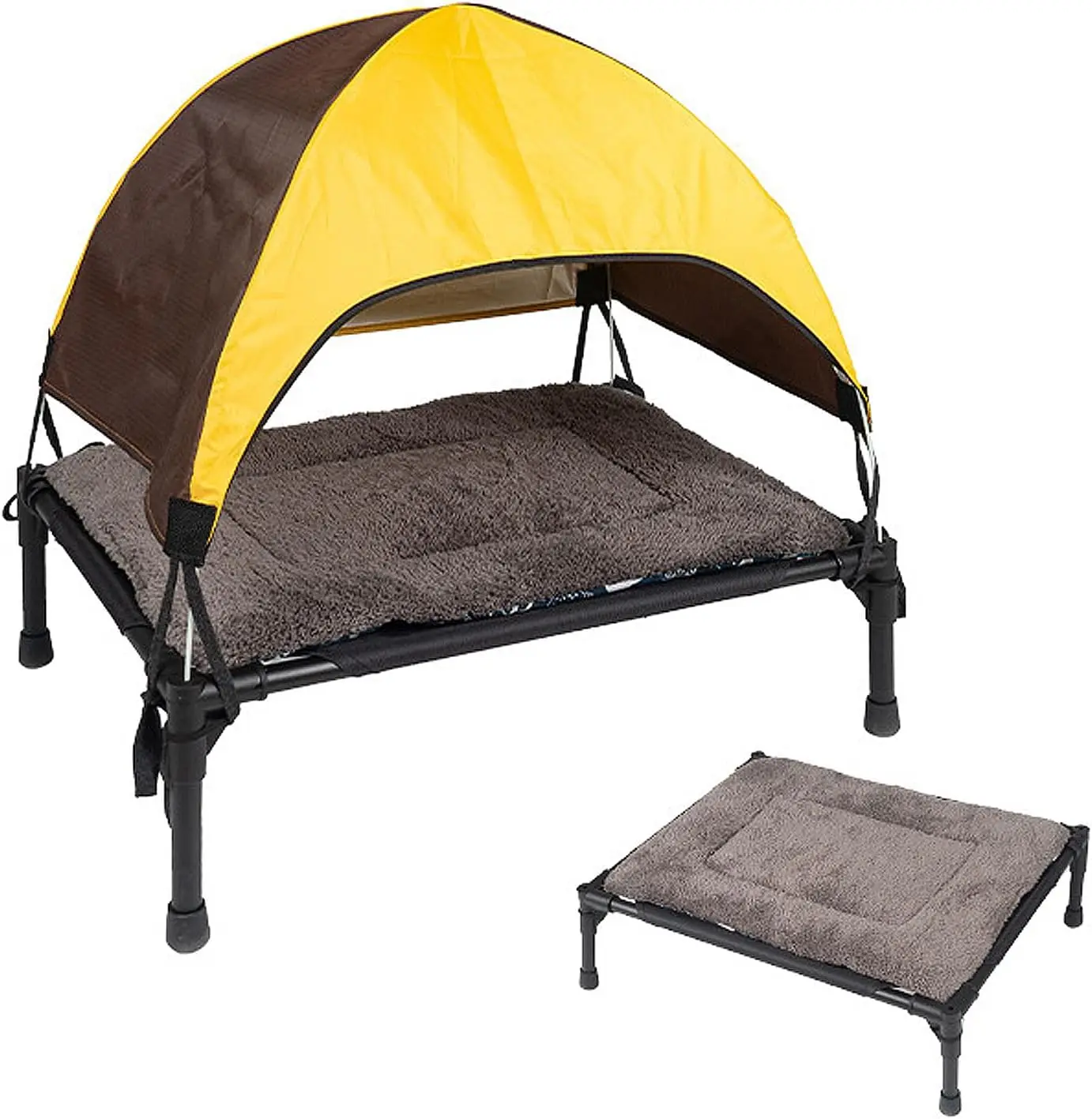 Portable Cooling Raised Pet Cot Bed with Fleece Blanket for Dogs and Cats Portable Pet Tent 1005009338582696