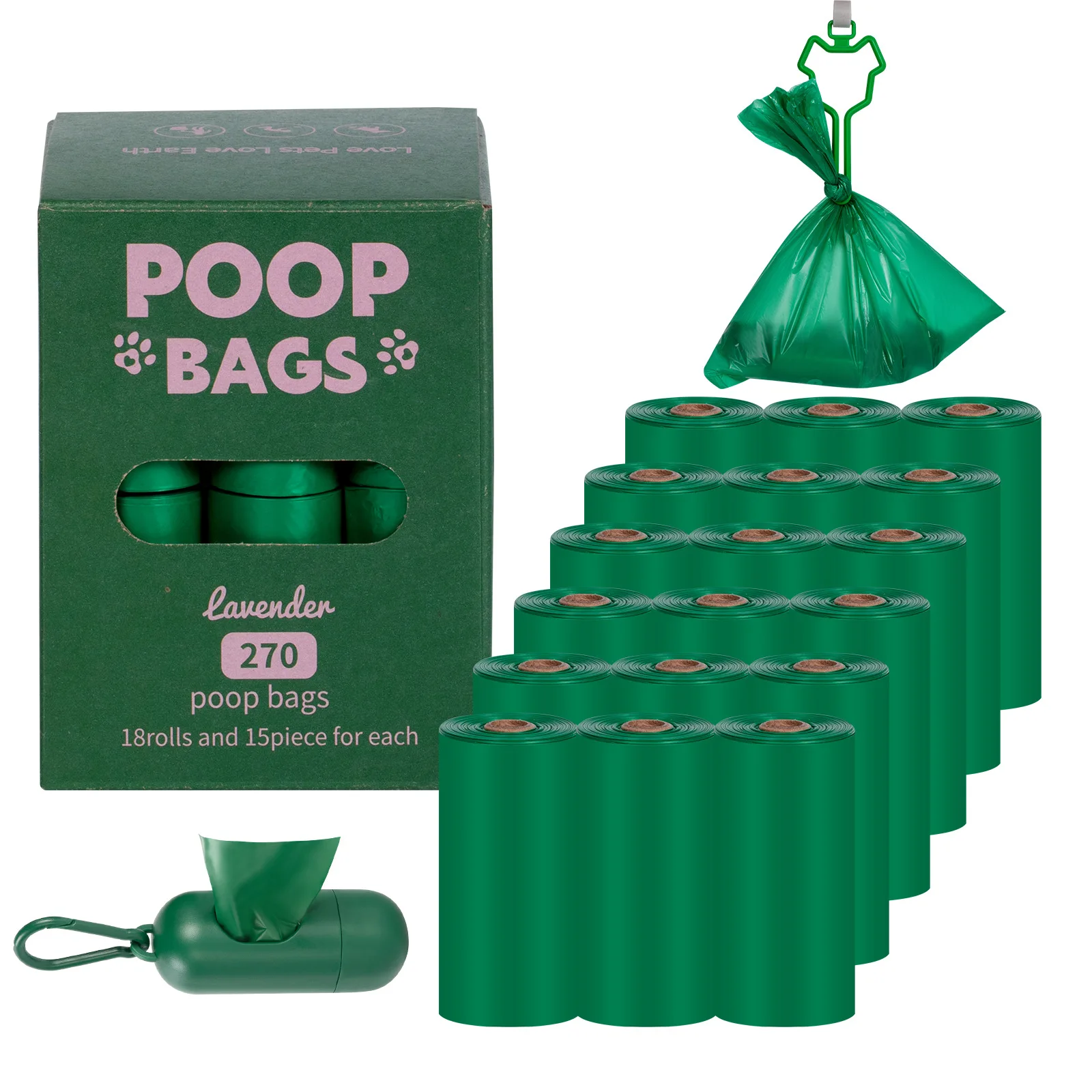 OUWO Degradable Dog Poop Bag For Dog Cat Outdoor Tools Toilet Pet Garbage Bags Trash Litter 1005009338790889