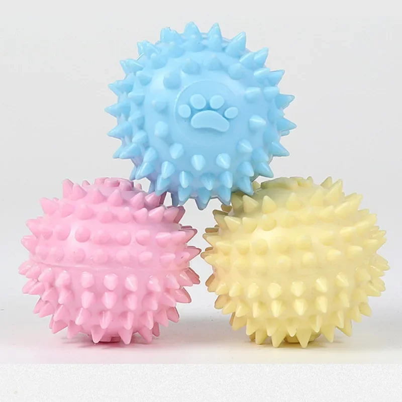 Dog Chewing Toy Interactive Rubber Ball for Small Large Dog Cat Pet Tooth Cleaning Indestructible 1005009339384452