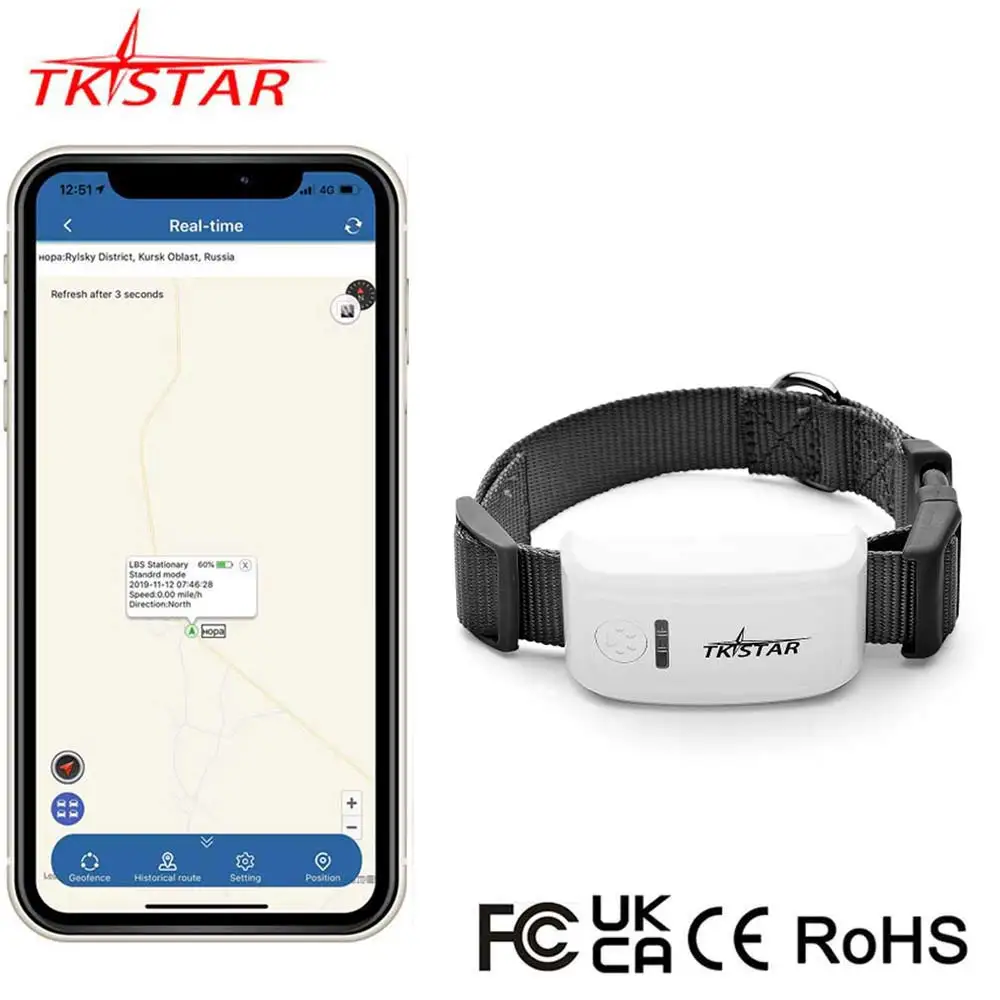 GSM GPS Tracker Pet TK909 GPS Locator TKSTAR Mini GPS Pets Tracker 2G GSM Best Dog (2G) 1005009346745976