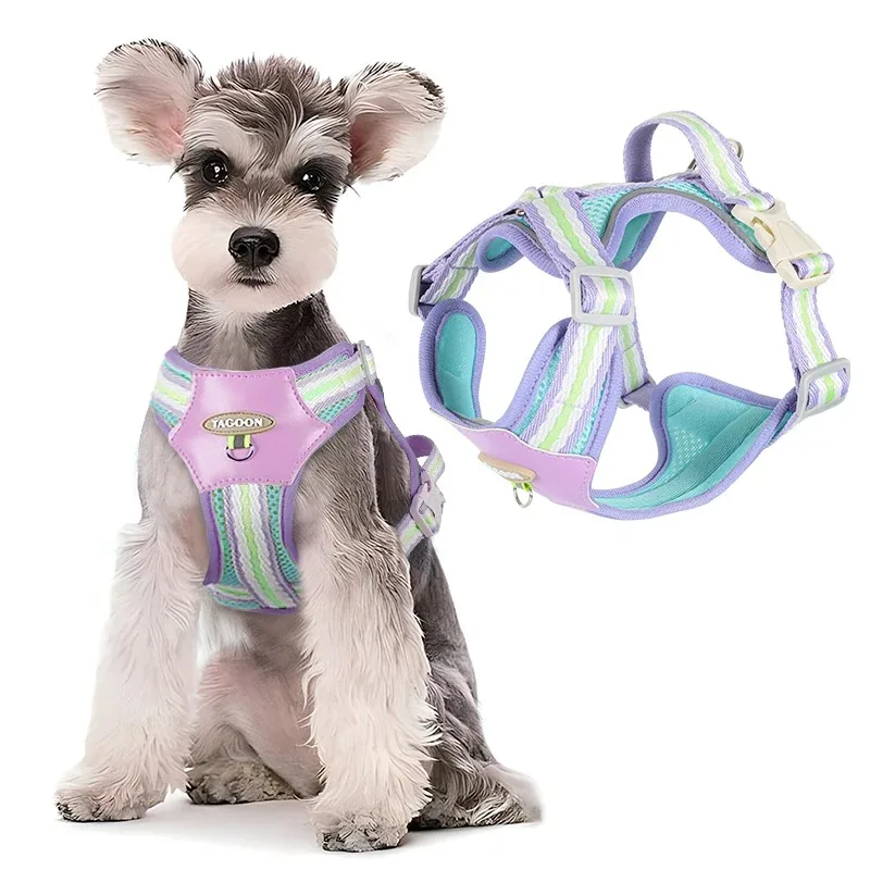 Puppy Harness Collar Dog Big Pet Tactical Vest Accessories Supplies Cats Chest Leash Dogs Pets 1005009347245739