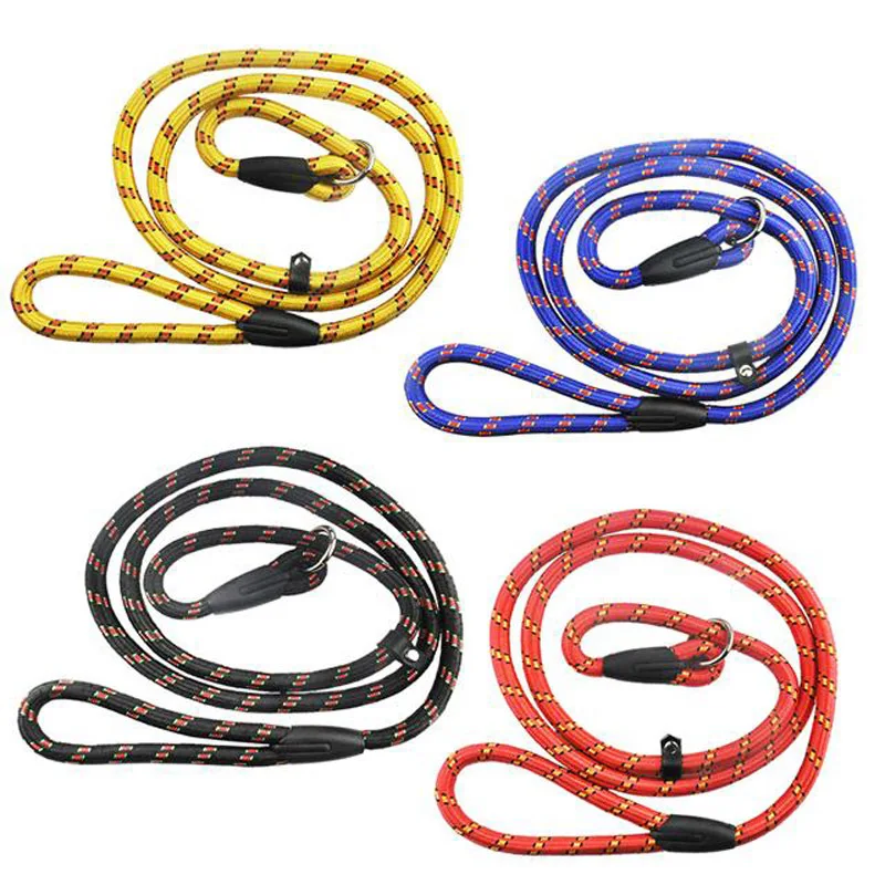 Dog Leash with Comfortable Padded Handle Double Heavy Duty Traction Rope P Chain Nylon Enhance 1005009347729323