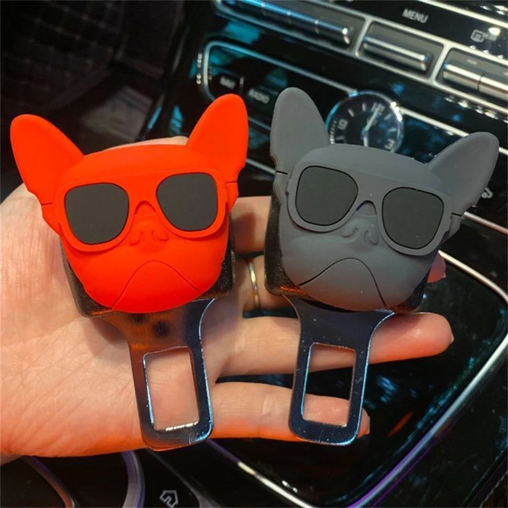 Seat Belt Clip Bulldog Warning Sound Fixing Clip Safety Belt Buckle Clip for Tesla 1005009349367454