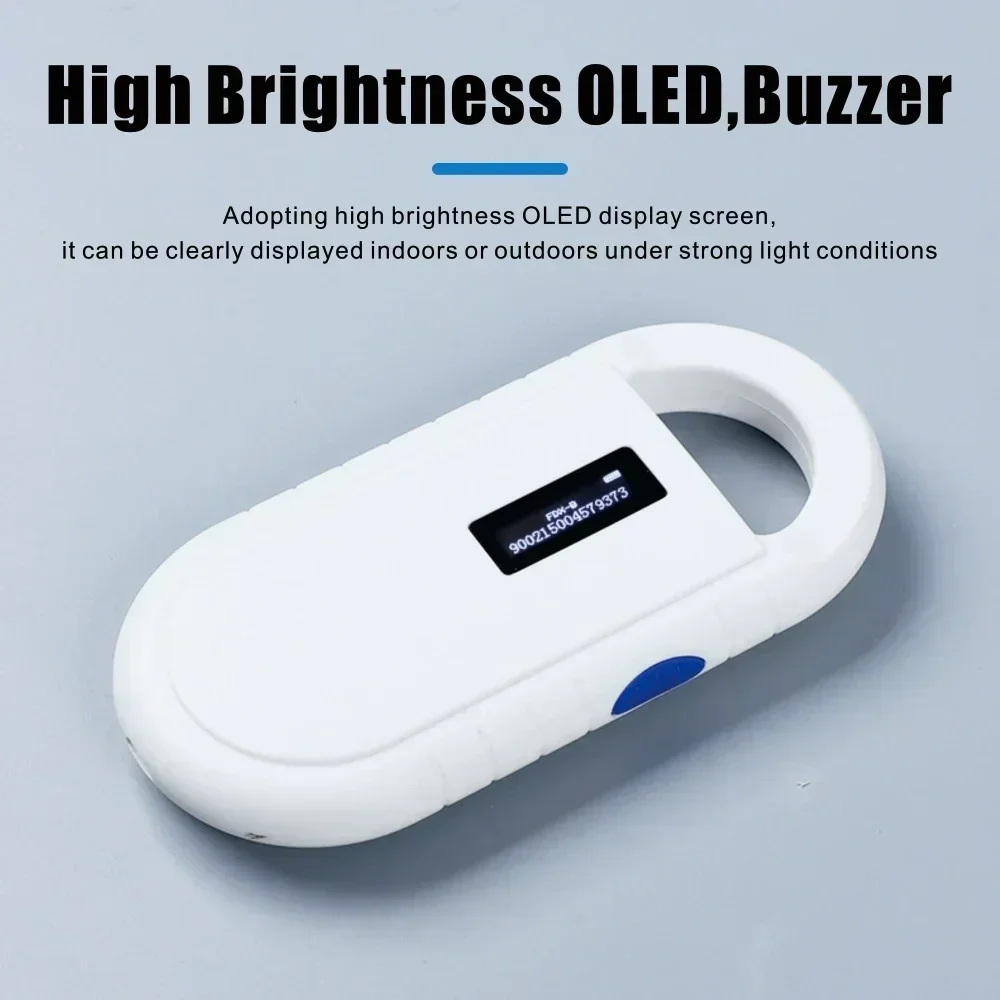 Handheld Pet ID Scanner FDX-B Pet Scanner ISO11784/5 134.2Khz Chip Transponder Animal ID USB Dog 1005009357919232
