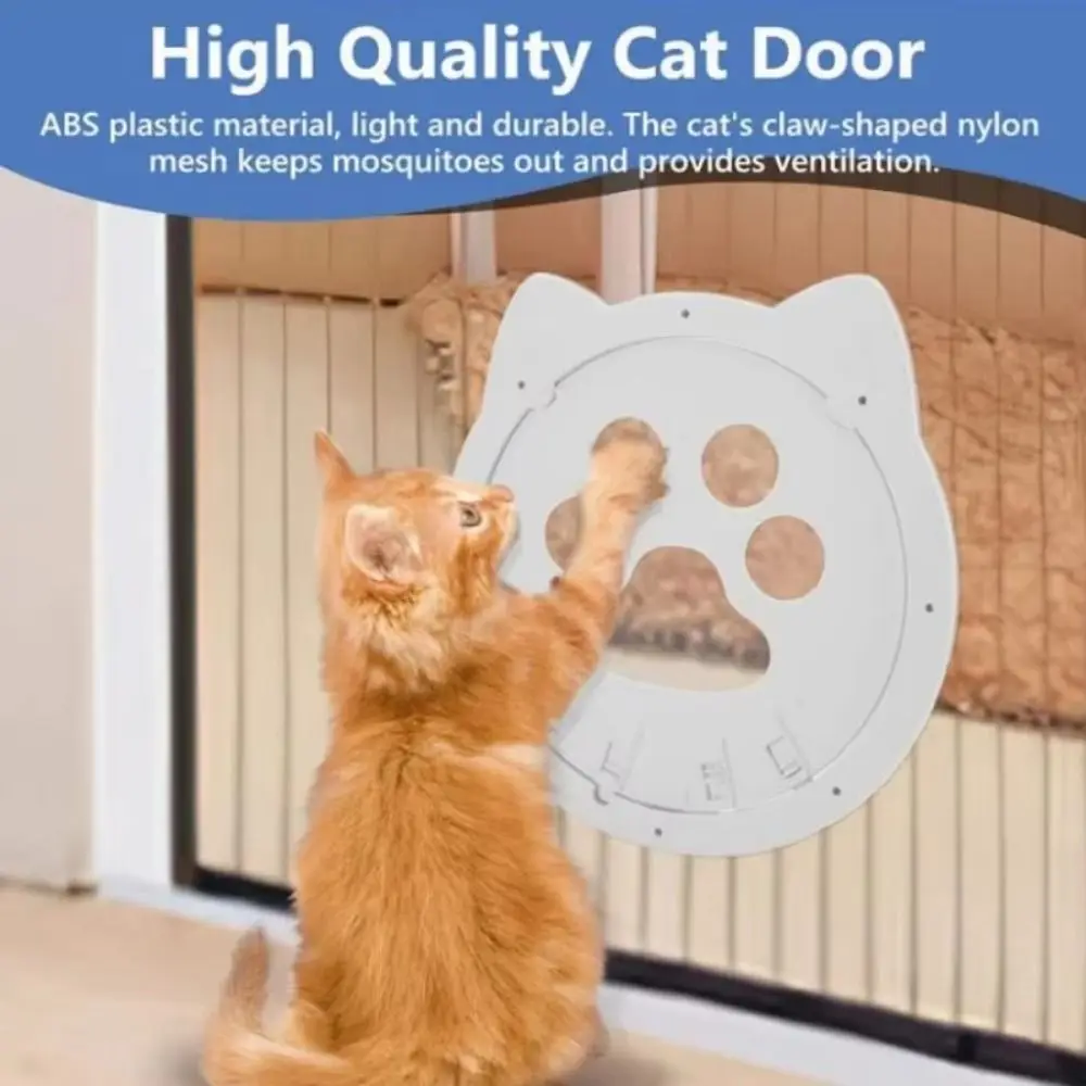 Bite-Resistant Pet Screen Door Sturdy Construction Controllable Switch Cats Window Gate Ventilation 1005009366622301