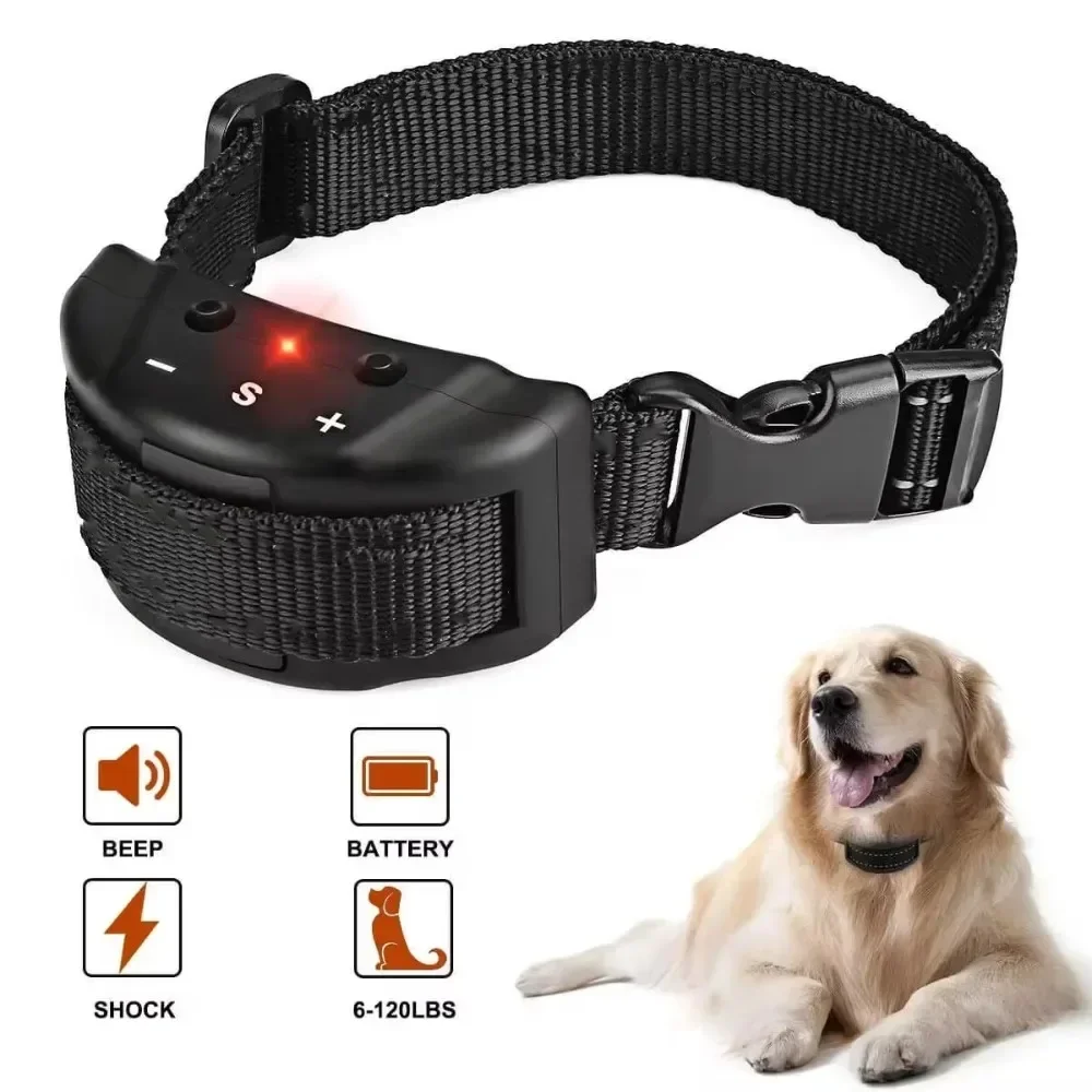 Automatic Anti Barking Collar Pet Dog No Bark Tone Vibration Training 4LR44 6V Battery Dogs 1005009372253184