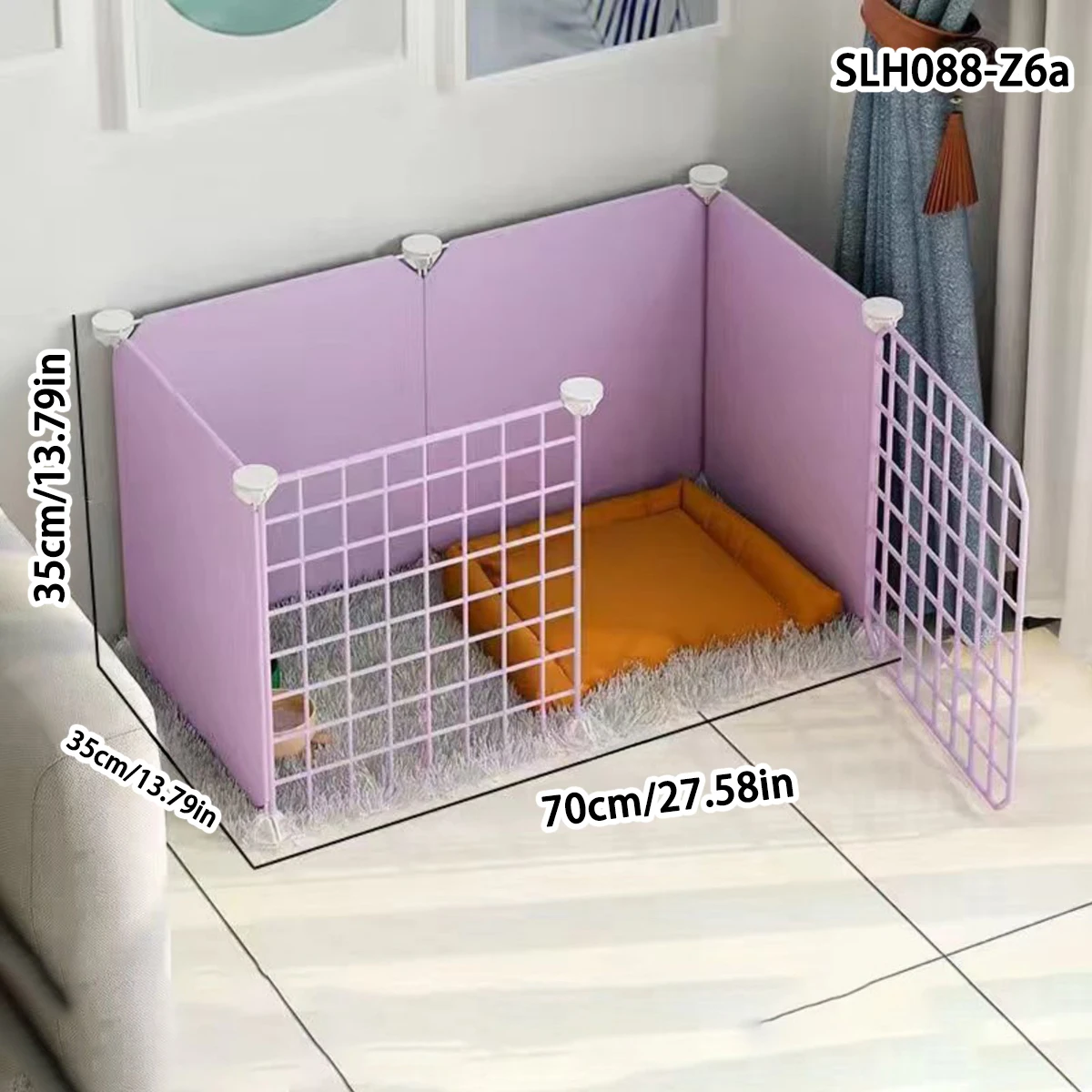 Dog Pet Fence Indoor Isolation Gate Dog Cage Small Dog Iron Guardrail Freely Combinable Cat and Dog 1005009394287785